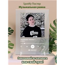 Картина на холсте по фото Модульные картины Печать портретов на холсте BONES SeshRadio Volume 1 - постер Spotify