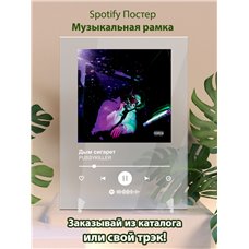 Картина на холсте по фото Модульные картины Печать портретов на холсте PUSSYKILLER - Дым сигарет - постер Spotify