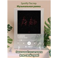 Портреты картины репродукции на заказ - PHARAON - Одинокая звезда - постер Spotify