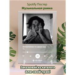 Автостопом по фазе сна - Ты - постер Spotify - Модульная картины, Репродукции, Декоративные панно, Декор стен