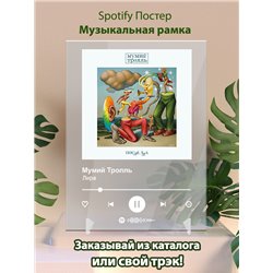 Мумий Тролль - Лира - постер Spotify - Модульная картины, Репродукции, Декоративные панно, Декор стен