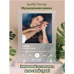 ANIVAR - Любимый человек - постер Spotify - Модульная картины, Репродукции, Декоративные панно, Декор стен