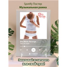 Картина на холсте по фото Модульные картины Печать портретов на холсте She Wants Revenge - Tear You Apart - постер Spotify