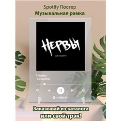 Нервы - Волшебная - постер Spotify - Модульная картины, Репродукции, Декоративные панно, Декор стен