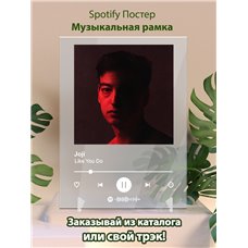 Картина на холсте по фото Модульные картины Печать портретов на холсте Joji - Like You Do - постер Spotify