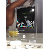 Портреты картины репродукции на заказ - Глеб Калюжный - Антидот - постер Spotify