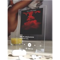 Портреты картины репродукции на заказ - TINI LIN, babylaurenne - Последний танец - постер Spotify
