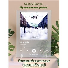 Картина на холсте по фото Модульные картины Печать портретов на холсте Stray Kids - District 9 - постер Spotify