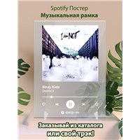 Портреты картины репродукции на заказ - Stray Kids - District 9 - постер Spotify