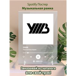 УННВ - Разглогольствуем - постер Spotify - Модульная картины, Репродукции, Декоративные панно, Декор стен