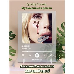 LOBODA - Новый Рим - постер Spotify - Модульная картины, Репродукции, Декоративные панно, Декор стен