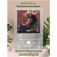 Портреты картины репродукции на заказ - METAN - Шнурки - постер Spotify