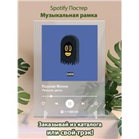 Портреты картины репродукции на заказ - Пошлая Молли - Райские цветы - постер Spotify