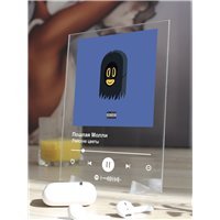 Портреты картины репродукции на заказ - Пошлая Молли - Райские цветы - постер Spotify