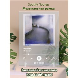 Noize MC - Инстинкт - постер Spotify - Модульная картины, Репродукции, Декоративные панно, Декор стен
