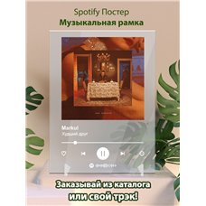 Картина на холсте по фото Модульные картины Печать портретов на холсте Markul - Худший друг - постер Spotify