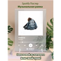Портреты картины репродукции на заказ - FINNEAS - Heaven - постер Spotify
