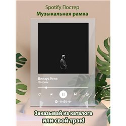 Джизус Игла - Человек - постер Spotify - Модульная картины, Репродукции, Декоративные панно, Декор стен
