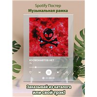 Портреты картины репродукции на заказ - КОСМОНАВТОВ НЕТ - Ау - постер Spotify