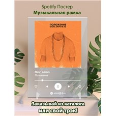 Картина на холсте по фото Модульные картины Печать портретов на холсте Dior, samo - Положение - постер Spotify