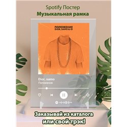 Dior, samo - Положение - постер Spotify - Модульная картины, Репродукции, Декоративные панно, Декор стен