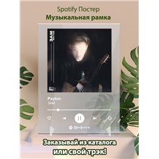 Картина на холсте по фото Модульные картины Печать портретов на холсте Payton - 3АМ - постер Spotify