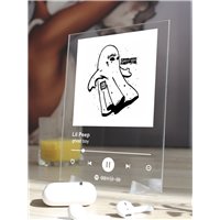 Портреты картины репродукции на заказ - Lil Peep - ghost boy - постер Spotify