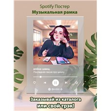 Картина на холсте по фото Модульные картины Печать портретов на холсте алёна швец - постер Spotify