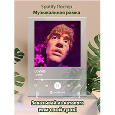 Картина на холсте по фото Модульные картины Печать портретов на холсте LOVV66 - Цветок - постер Spotify