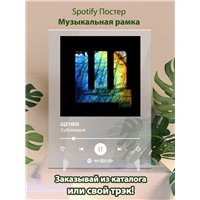 Портреты картины репродукции на заказ - ЩЕНКИ - Сублимация - постер Spotify