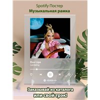 Портреты картины репродукции на заказ - Dua Lipa - Levitating - постер Spotify