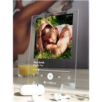 Портреты картины репродукции на заказ - Sam Smith - Fire On Fire - постер Spotify