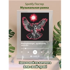 Картина на холсте по фото Модульные картины Печать портретов на холсте Playingtheangel, pyrokinesis - АБЬЮЗЕР - постер Spotify