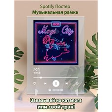 Картина на холсте по фото Модульные картины Печать портретов на холсте ЛСП - Фокус - постер Spotify