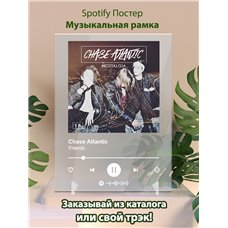 Картина на холсте по фото Модульные картины Печать портретов на холсте Chase Atlantic - Friends - постер Spotify