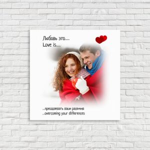 Love is фотография в картину