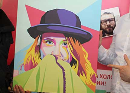 Попарт из фотографий на заказ