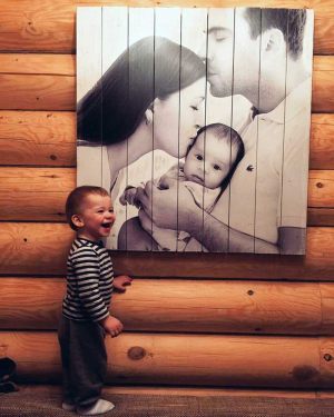 Фото на досках напечатать