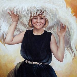 Картина - Женщина написанная маслом